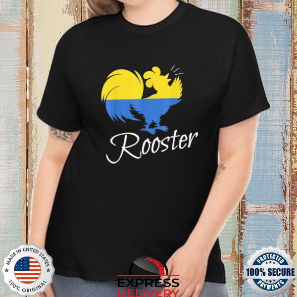 Symbol love and resistance of ukrainians ceramic rooster shirt