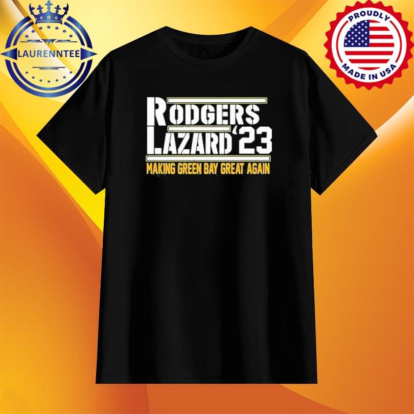 Hottertees Rodgers Lazard Make Green Bay Great Again Shirt