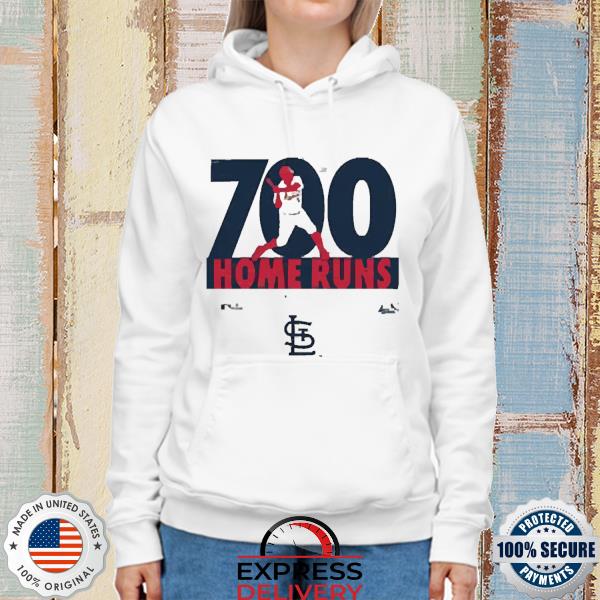 Albert Pujols St Louis Cardinals Nike 700th Home Run Milestone T