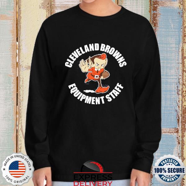 cleveland browns equipment staff shirt