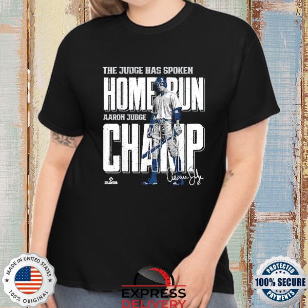 Home Run Champ Aaron Judge New York MLBPA T-Shirt