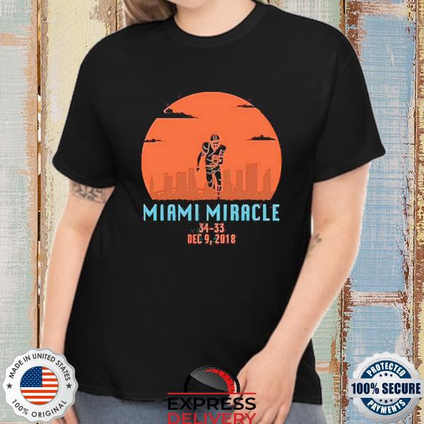 The 'Miami Miracle' is now a T-shirt and hoodie for Dolphins fans