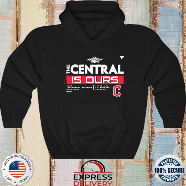 Cleveland guardians navy 2022 al central division champions shirt