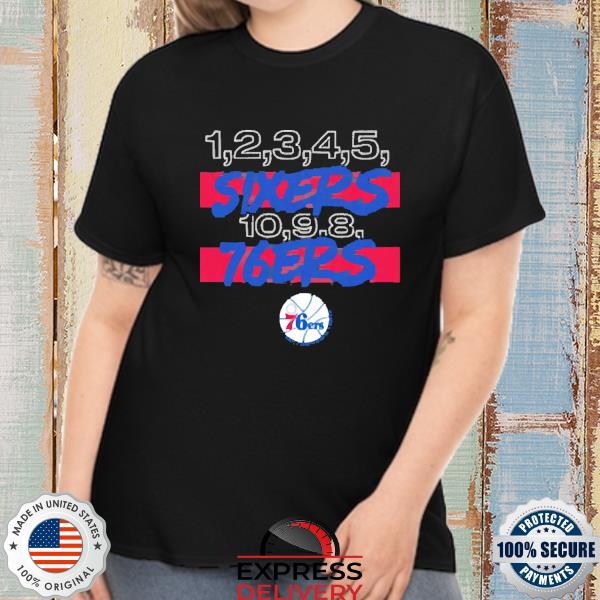 10 9 8 76ers shirt