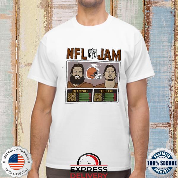 Homage Store Cleveland Browns Jacoby Brissett T Shirt NFL Jam