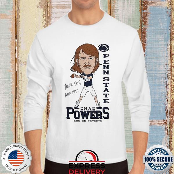 Penn State Football Eli Manning Chad Powers Run On Shirts, hoodie, sweater,  long sleeve and tank top