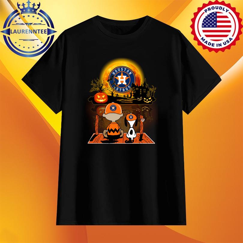 Snoopy and Charlie Brown Pumpkin Houston Astros Halloween Moon 2022 shirt,  hoodie, sweater, long sleeve and tank top