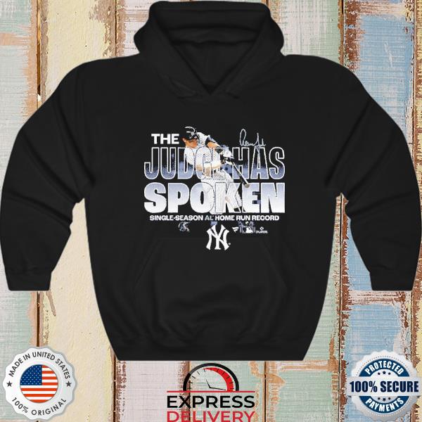 Aaron judge new york yankees fanatics branded American league home run  record shirt, hoodie, sweater, long sleeve and tank top