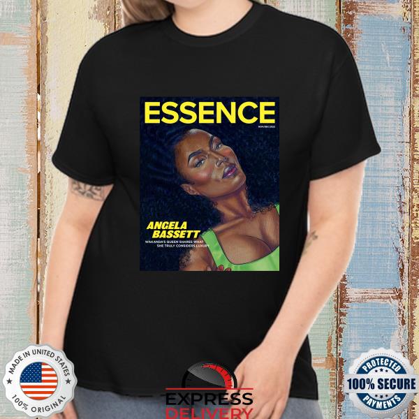 Angela bassett wakanda queen on brand new essence cover shirt