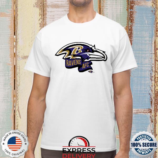 Baltimore Ravens New Era Ravens Afc Cream Sideline Chrome Shirt