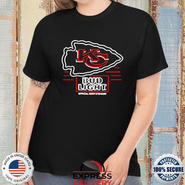 Bud Light Kansas City Chiefs NFL LED Sign Shirt