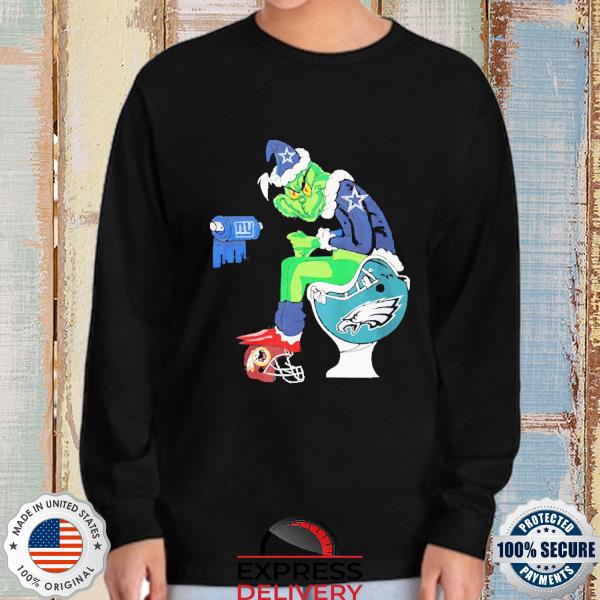 Official Dallas Cowboys Santa Grinch toilet shirt, hoodie, tank top and  sweater