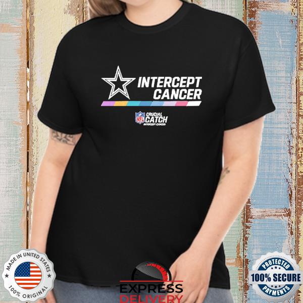 dallas cowboys intercept cancer shirts