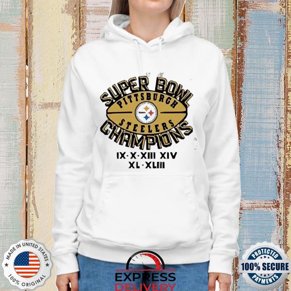 Steelers Homage Super Bowl Champions Short Sleeve T-Shirt - XXL