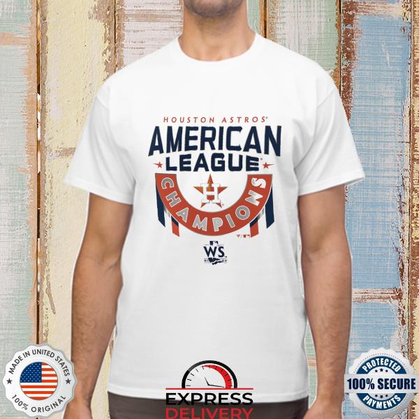 Houston astros 2022 American league champions locker room shirt