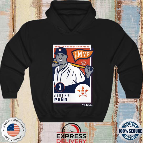 Men's Houston Astros Jeremy Peña Fanatics Branded Navy 2022 American League  Champions MVP T-Shirt