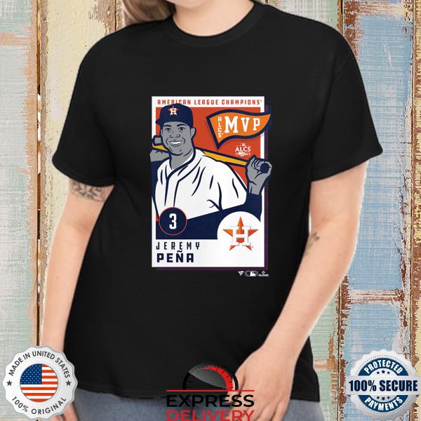 Jeremy Peña Houston Astros Fanatics Branded 2022 American League Champions  MVP T-Shirt - Navy