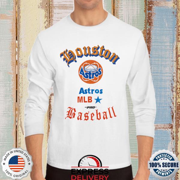 Houston Astros Pro Standard Cream Cooperstown Collection Old English T-Shirt,  hoodie, sweater, long sleeve and tank top