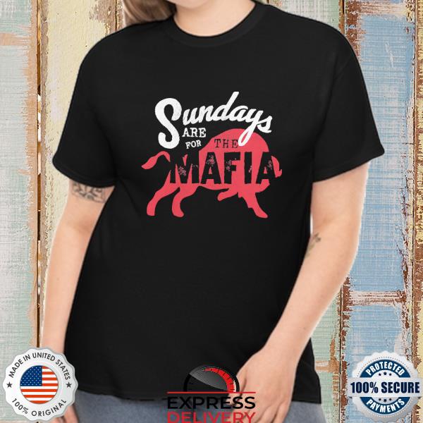 Intercept Cancer Buffalo Bills Jack Waterman Sundays Are For The Mafia T  Shirt - Limotees