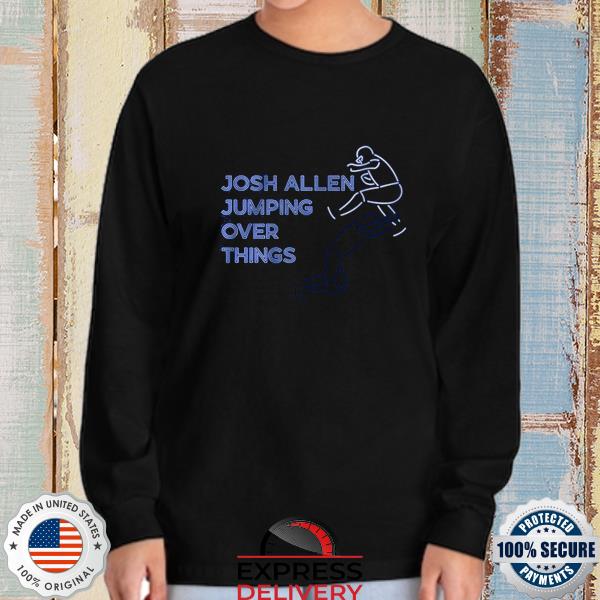 Josh Allen Jumping Over Things Neon Hurdle Shirt, hoodie, sweater, long  sleeve and tank top