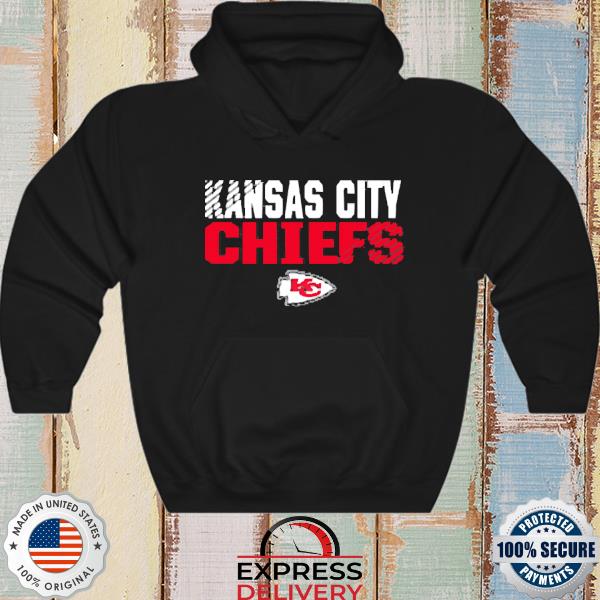 Kansas City Chiefs Fanatics Branded Black Logo Fade Out Shirt