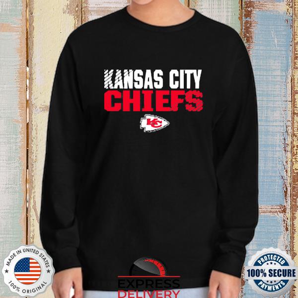 Men's Fanatics Branded Black Kansas City Chiefs Logo Fade Out T-Shirt Size: Medium