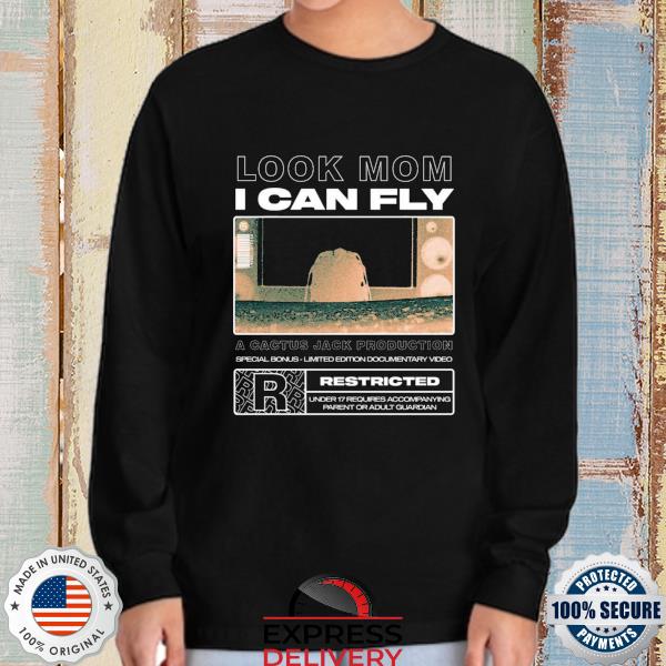 Travis Scott Look Mom I Can Fly Merch Tee SOLD OUT Size XL LIMITED Graphic