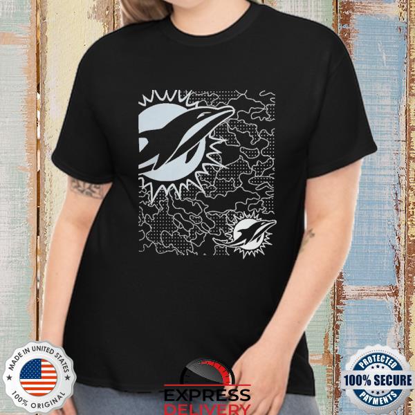 Miami Dolphins Black RFLCTV Shirt, hoodie, sweater, long sleeve and tank top