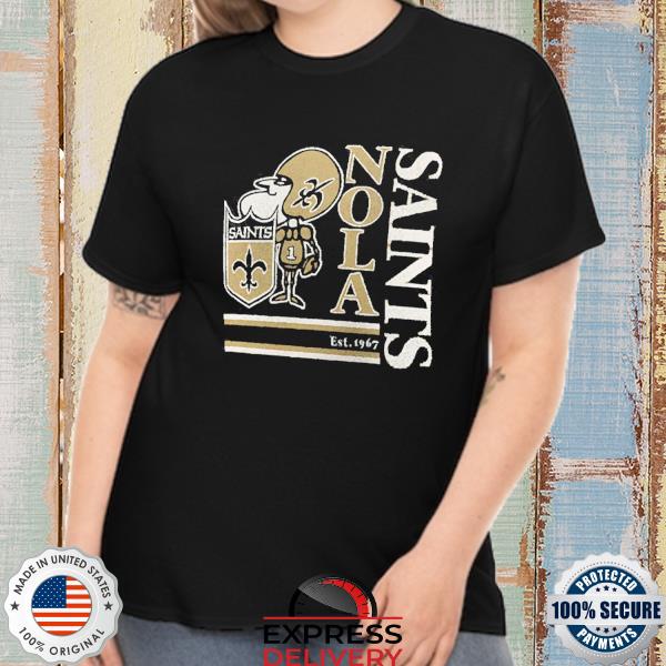 New Orleans Saints Wordmark Logo Tri-Blend Shirt, hoodie, sweater