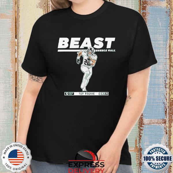 Breece the beast Breece Hall New York Jets shirt, hoodie, sweater