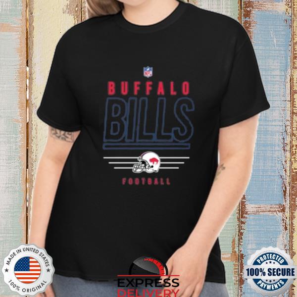 Vintage NFL Buffalo Bills Shirt All Over Print Black Crewneck - Teeholly