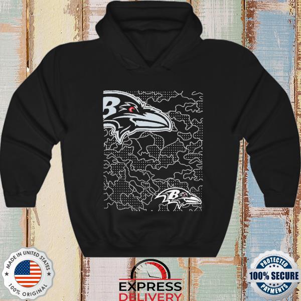 NFL Shop Baltimore Ravens Black RFLCTV Shirt, hoodie, sweater