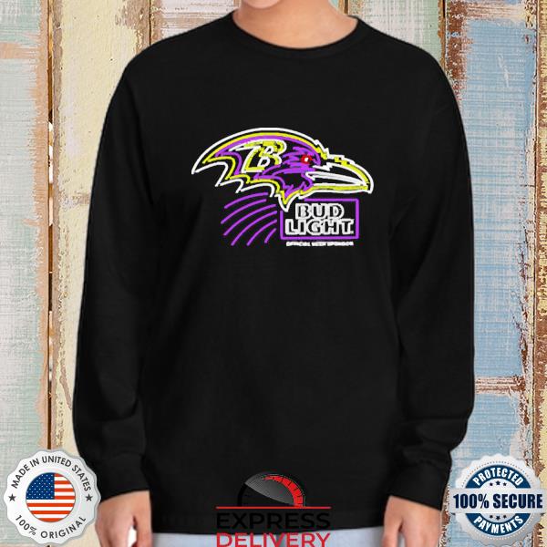 Baltimore Ravens NFL x Bud Light Shirt, hoodie, longsleeve