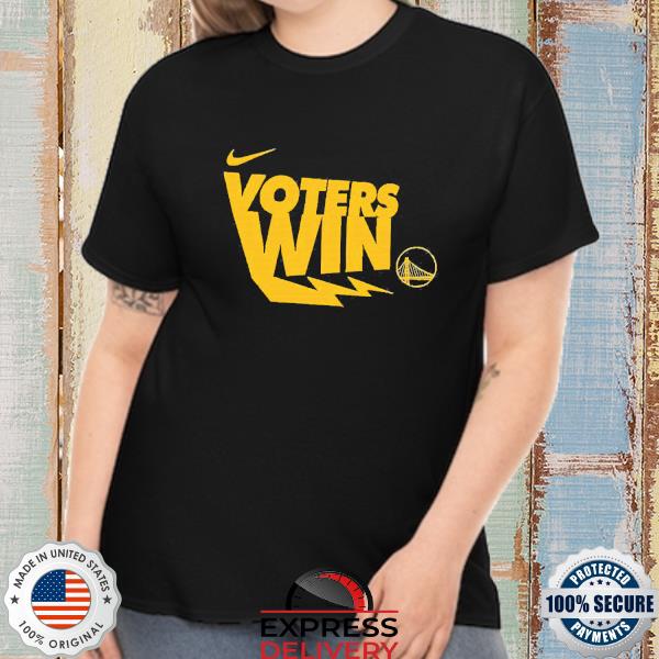 Official Golden State Warriors Voters Win Shirt