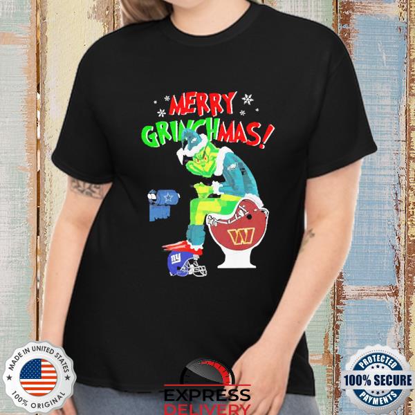 Official The Grinch Philadelphia Eagles Dallas Cowboys and New