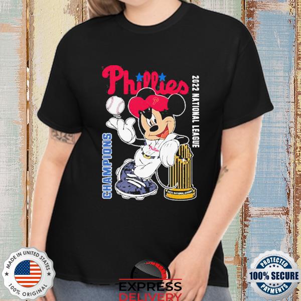 Official Mickey Mouse Philadelphia Phillies 2022 National League Champions Shirt