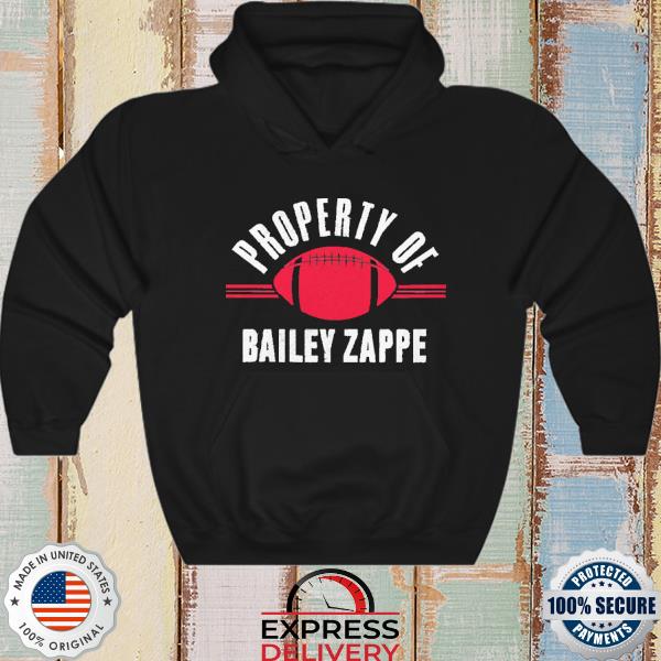 Patriots Merchandise Bailey Zappe Property Of New England Football Shirt