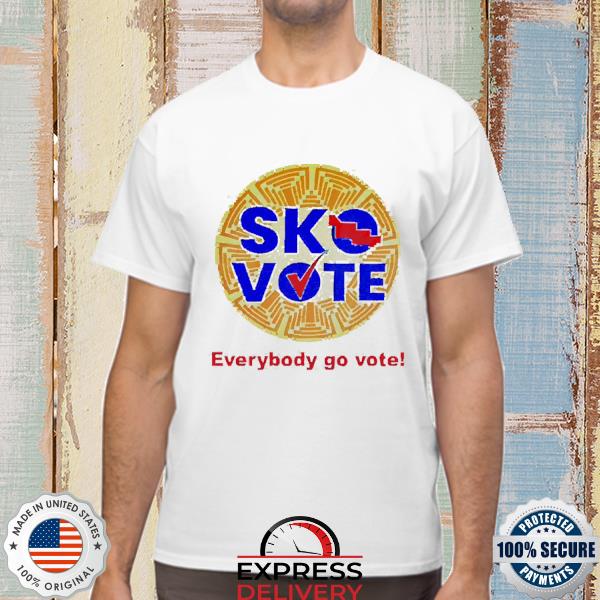 Official Sko vote everybody go vote shirt