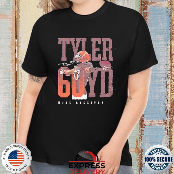 Official Tyler Boyd Cincinnati Bengals 60YD Signature shirt