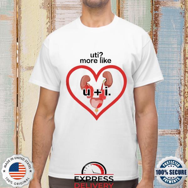 Official White Uti More Like U+I T Shirt