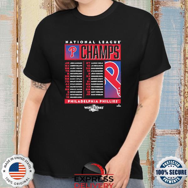 Philadelphia Phillies 2022 National League And World Series Champions  Shirt, hoodie, sweater, long sleeve and tank top