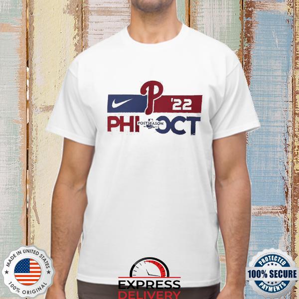 Philadelphia Phillies Nike 2022 Postseason Tee Shirt