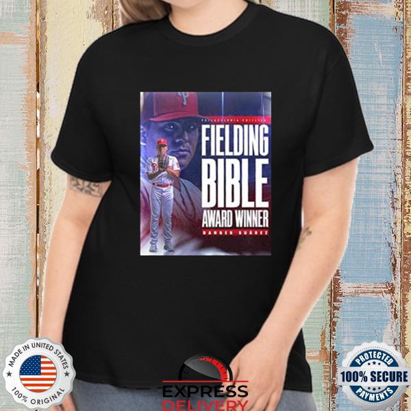 Philadelphia phillies ranger suarez congratulations on winning the fielding bible award shirt