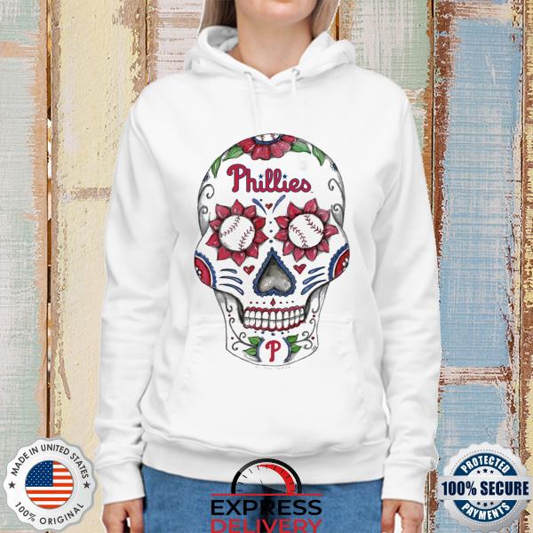 Sugar Skull Philadelphia Phillies baseball shirt, hoodie, sweater