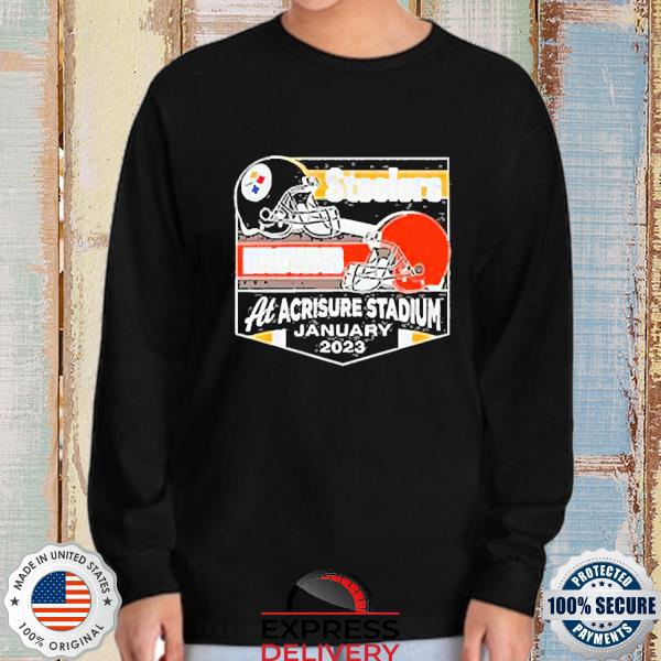 Pittsburgh Steelers vs Cleveland Browns January 2023 Game Shirt, hoodie,  sweater, long sleeve and tank top