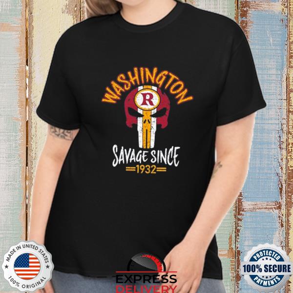 Punisher Mask Football Savage Skull 1932 Apparel Washington Commanders  Unisex T-Shirt – Teepital – Everyday New Aesthetic Designs