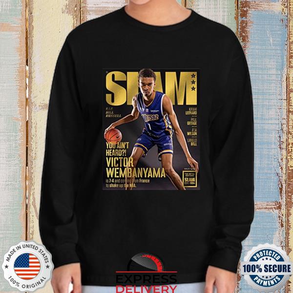 NBA Victor Wembanyama SLAM Graphic T-shirt - Ink In Action