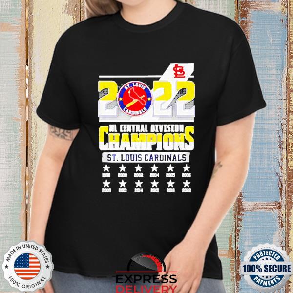 St Louis Cardinals NL Central Division Champions 2022 Shirt