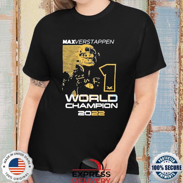 max verstappen world champion merch