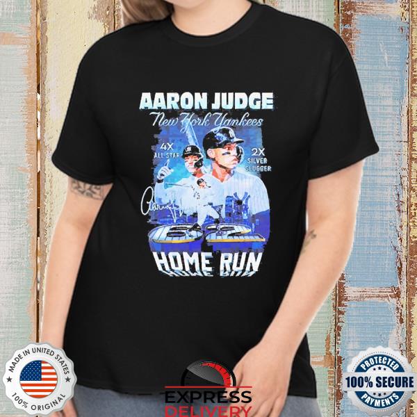 The Aaron Judge New York Yankees 62 Home Runs Signatures Shirt